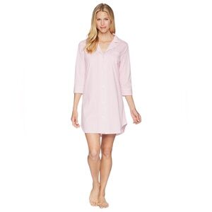 Lauren Ralph Lauren Women’s Essentials Bingham Knits Sleep Shirt Size S